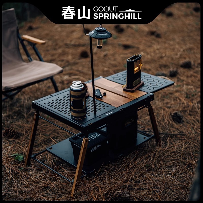 springhell Phantom IGT ยุทธวิธีโต๊ะพับปิกนิกกลางแจ้ง Camping น้ําหนักเบาแบบพกพาอุปกรณ์เสริมโมดูลมัลติฟังก์ชั่น