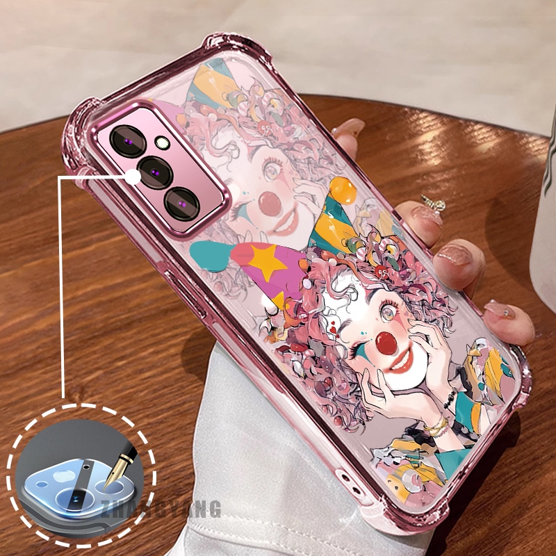 SAMSUNG กรณีสําหรับsamsung A24 4G A34 5G A54 5Gสี่มุมElectroplated super anti DROPเคสโทรศัพท์ความงาม