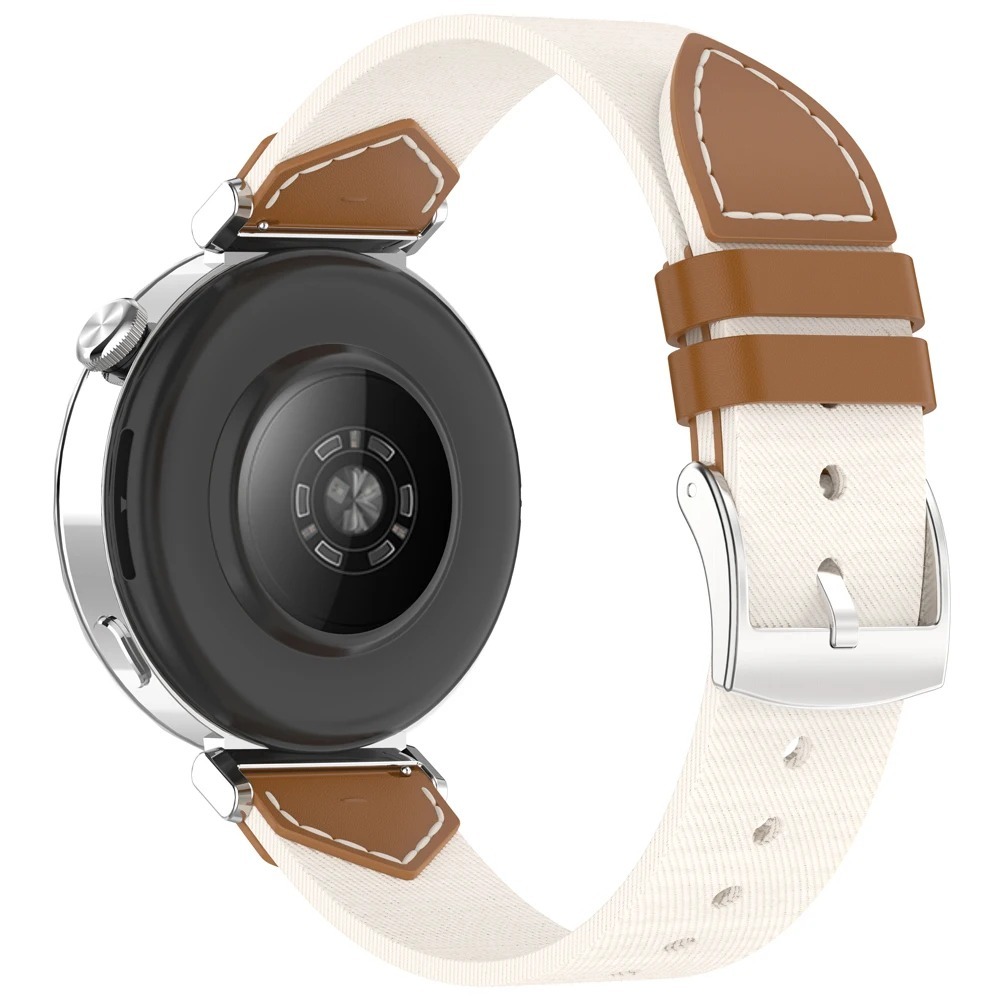 18 มม.Quick Release สายนาฬิกาไนลอนสําหรับ Garmin Venu 2S / Venu 3S / Vivoactive 4S / Vivomove 3S, ทอผ้าใบนุ่มแห้งเร็วผู้หญิงสายรัดข้อมือสําหรับ Forerunner 255s/265S