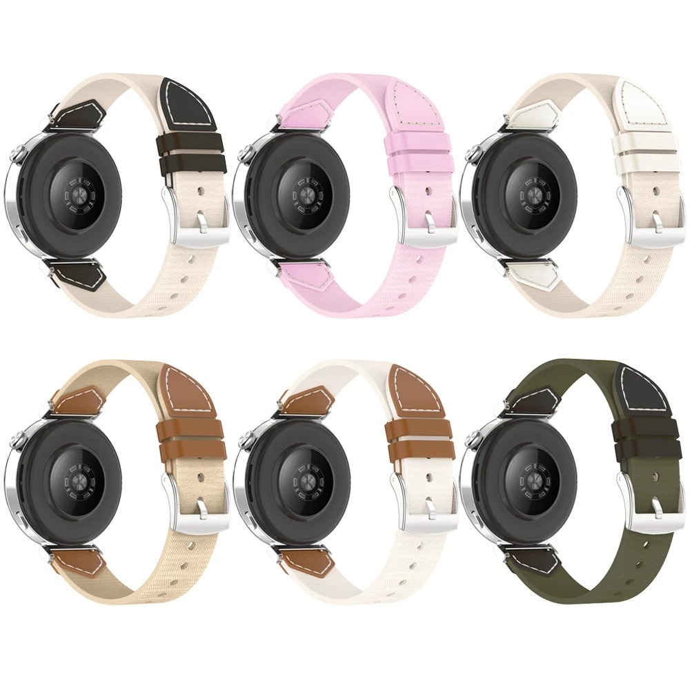 18 มม.Quick Release สายนาฬิกาไนลอนสําหรับ Garmin Venu 2S / Venu 3S / Vivoactive 4S / Vivomove 3S, ทอผ้าใบนุ่มแห้งเร็วผู้หญิงสายรัดข้อมือสําหรับ Forerunner 255s/265S