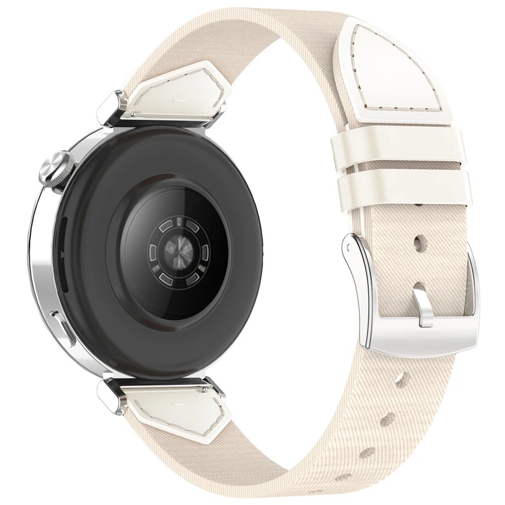 18 มม.Quick Release สายนาฬิกาไนลอนสําหรับ Garmin Venu 2S / Venu 3S / Vivoactive 4S / Vivomove 3S, ทอผ้าใบนุ่มแห้งเร็วผู้หญิงสายรัดข้อมือสําหรับ Forerunner 255s/265S