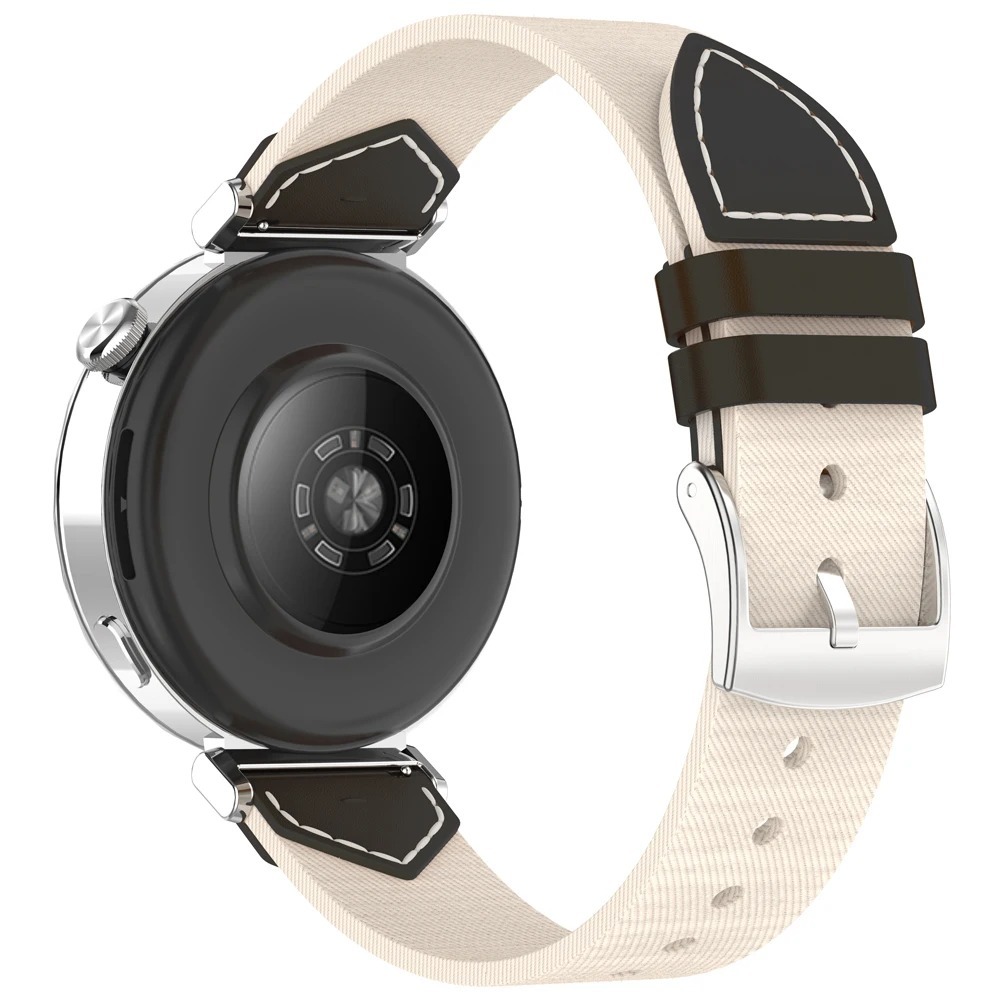 18 มม.Quick Release สายนาฬิกาไนลอนสําหรับ Garmin Venu 2S / Venu 3S / Vivoactive 4S / Vivomove 3S, ทอผ้าใบนุ่มแห้งเร็วผู้หญิงสายรัดข้อมือสําหรับ Forerunner 255s/265S