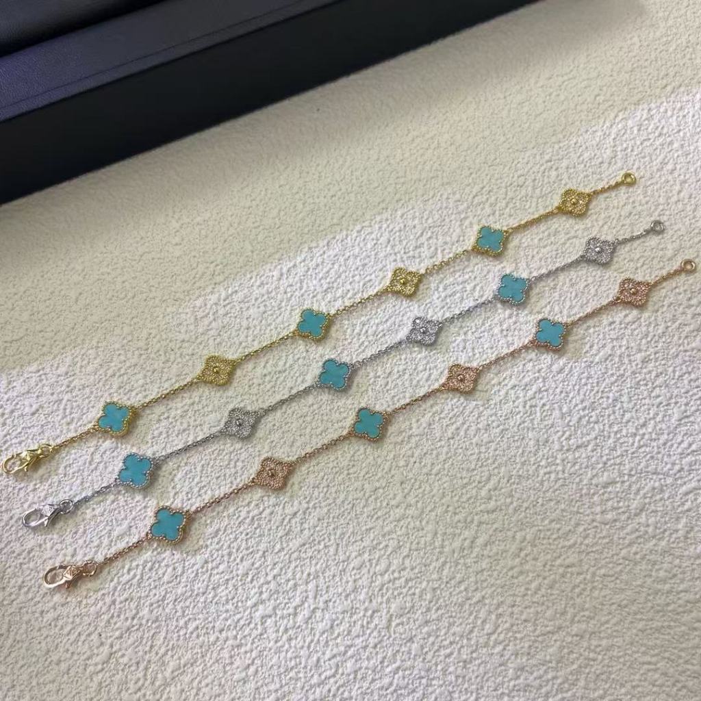 2025 NEW VCA Alhambra series bracelet-6 flower mini size