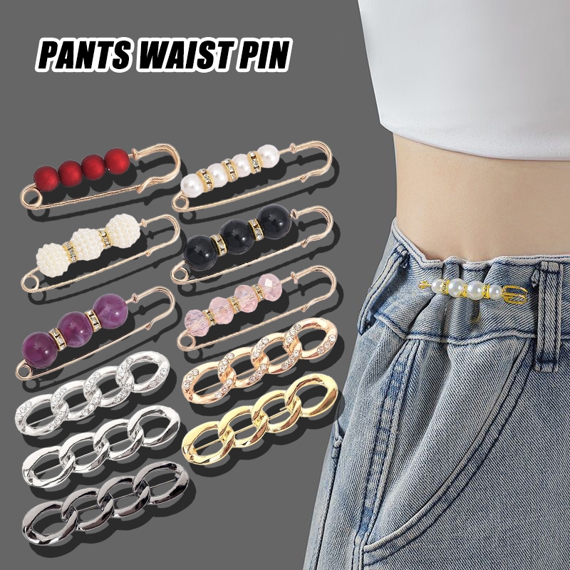 น้องสาวหยวน รุ่นใหม่ของเพชรเอวขาถอดออกได้และเล็บฟรีเหมาะสําหรับ กางเกงชั้นใน เสื้อกันหนาวเอวขนาดใหญ่ขนาดเอวเปลี่ยนเข็มกลัดป้องกันการข