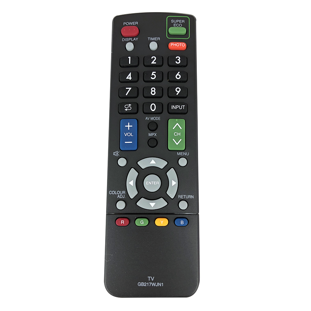 Sharp Remote GB217WJN1 Black LED Sharp TV Remote Control