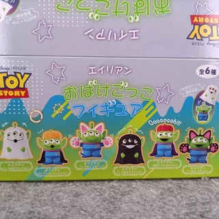 6 ชิ้น/เซ็ต 4 ซม.อะนิเมะของเล่น Story รูป Aliens Cat Ghost Pumpkin Head All Saints Day รุ่น Q PVC Action Figures ตุ๊กตาฮาโลวีนของเล่น