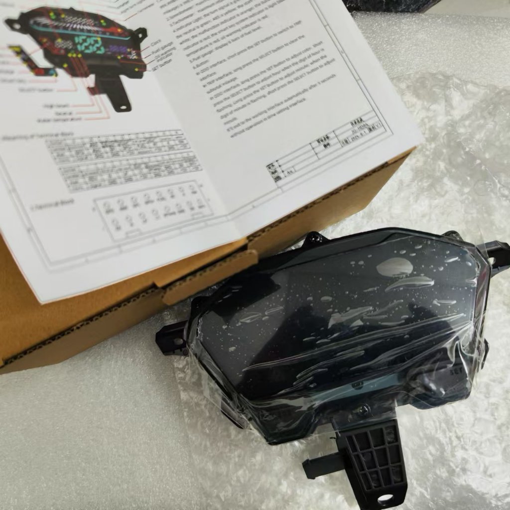 สําหรับ Honda Click125i v2/v3 Click150 Click160 สีขาว LED Full Digital Speedometer LED Digital Tachometer - รูปที่ 4