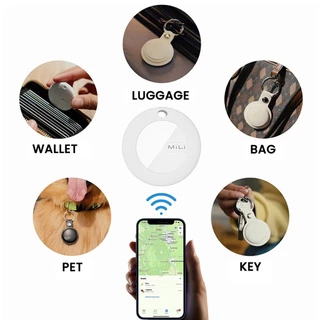 Mili MiTag Go GPS ติดตามบลูทูธสําหรับ Android Keys Finder และตัวระบุตําแหน่งสัตว์เลี้ยงทํางานร่วมกับ Google ค้นหาอุปกรณ์ของฉัน
