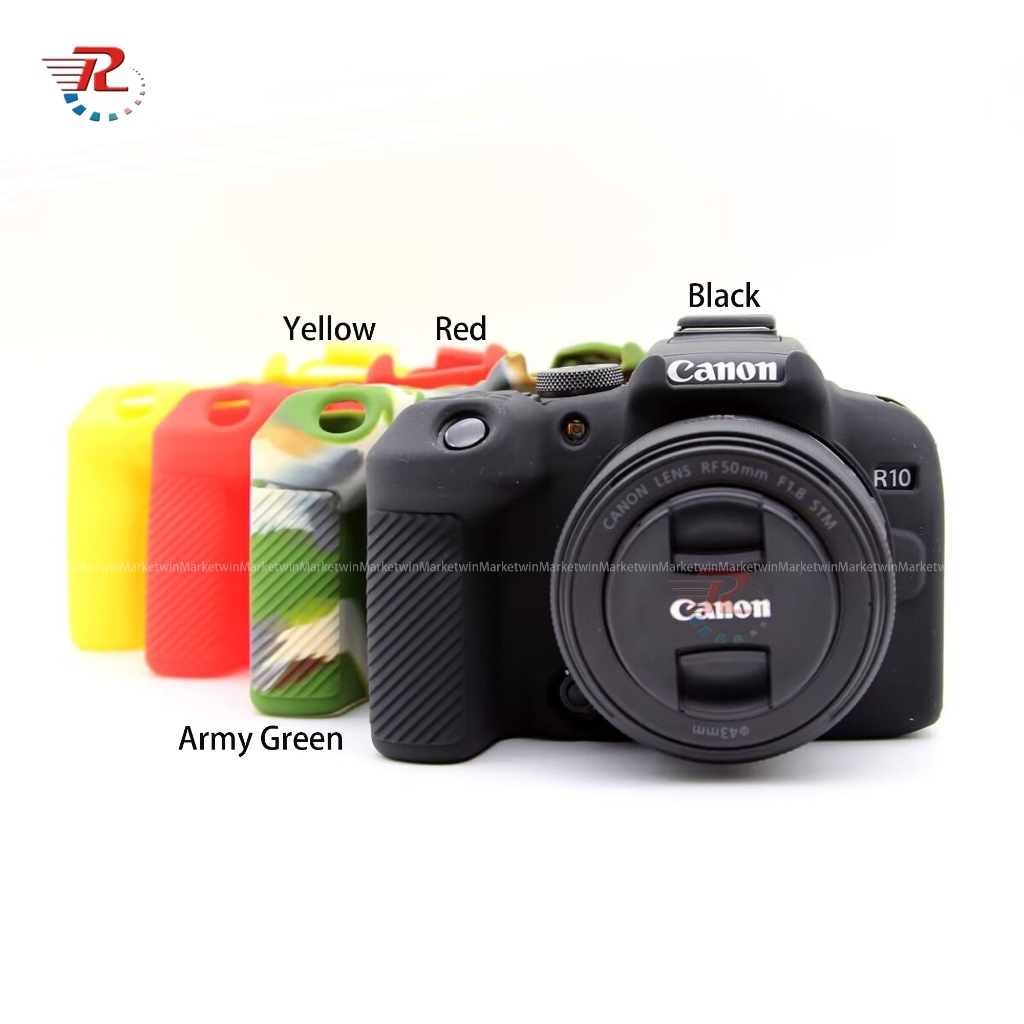 Canon EOS R10 ยางซิลิโคนอ่อนกล้องเคสสําหรับ Canon EOS R10