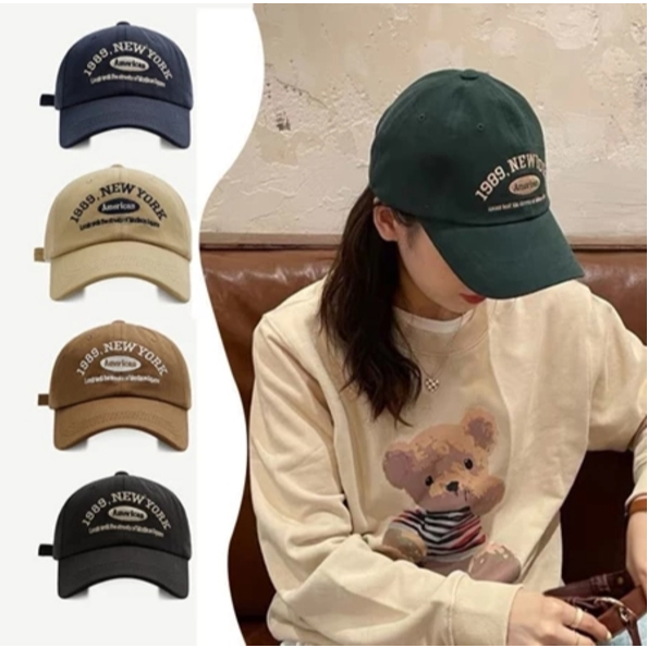 【KETH】หมวกเบสบอล ปรับได้ แฟชั่นคู่รัก ผู้ชายและผู้หญิง หมวกฮิปฮอป หมวกเกาหลี Topi Unisex ขายดี