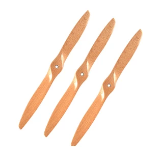 ZYNHOBBY 9-20 นิ้วเบนซิน RC เครื่องบินใบพัด Beech ไม้ 2 ใบมีดรถแทรกเตอร์ CW Prop สําหรับปีกคงที่ RC น้ํามันรุ่นเครื่องบิน