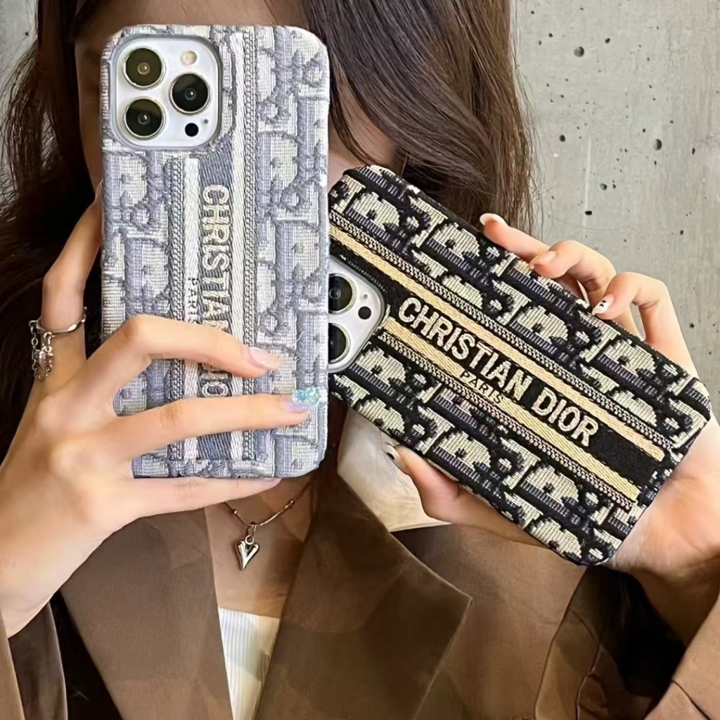 แฟชั่นหนังเคสโทรศัพท์สําหรับ IPhone 13 13pro 13promax 14 14 pro 14promax 15 promax 16promax ฝาครอบ