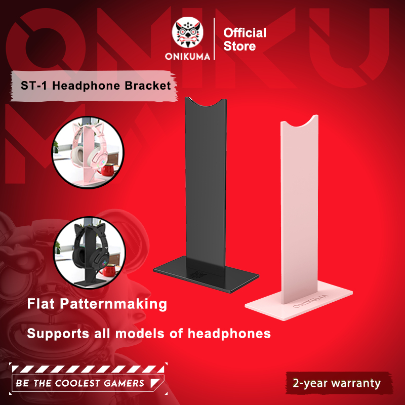 ที่วางหูฟังสำหรับเล่นเกม ONIKUMA สีชมพูน่ารัก