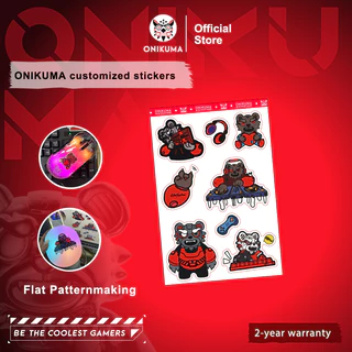 ONIKUMA Cute Cartoon Stickers Decorative Stationery