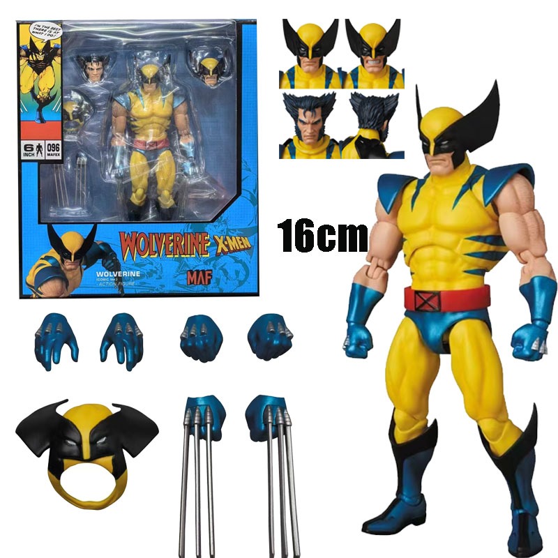 Ct Wolverine รูป Mafex 138 สีน้ําตาลการ์ตูน X-Men Action Figure Joint Movable Modle