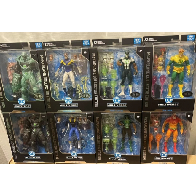 Mcfarlane DC Collectors Series Grid Green Lantern Corps Member Simon Baz