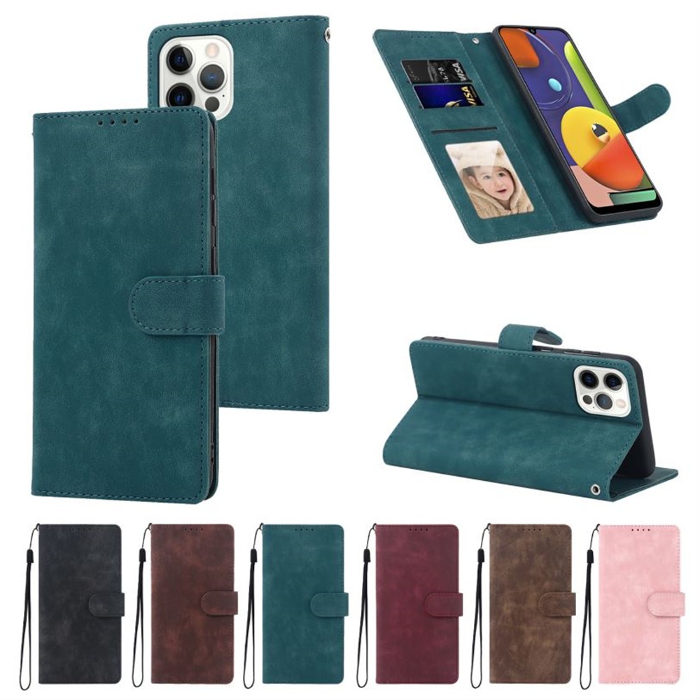 เคส Case for Xiaomi 11 Lite 5G NE Mi11 11T 12 12s Ultra 12X Redmi 9A 9C 9T Note 9 9s Pro 4G 5G ทรศัพท์มือถือหนังแบบฝาพับ พร้อมช่องใส่บัตรตั้งได้ Flip Cover Wallet Case Card Pocket Mobile Phone Stand Soft TPU Silicone Bumper ซองมือถือ