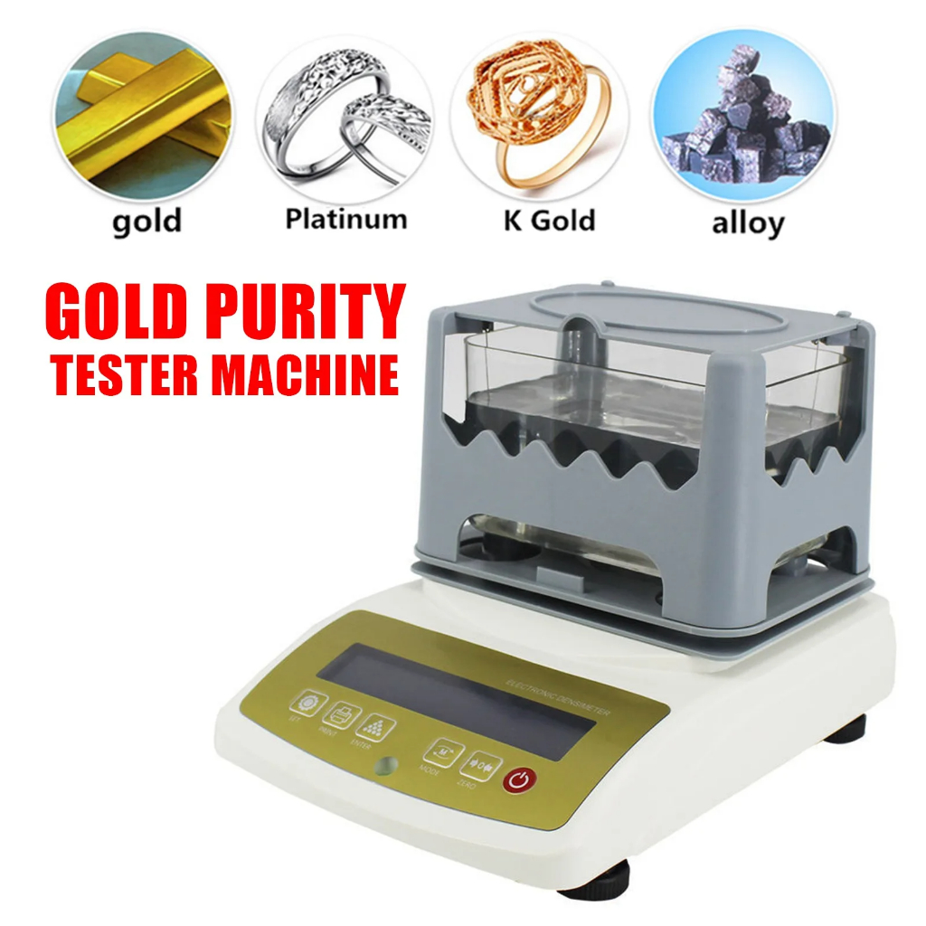 Mdj-300k Gold Purity Tester Machine สําหรับเครื่องประดับอุตสาหกรรม Bank Pawn อุตสาหกรรมทองล้ําค่าโลหะวิจัย Lab Range 0.0005-300g ความหนาแน่นความแม่นยํา 0.001g/cm3