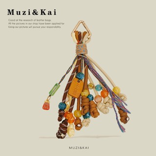 Muzikai จี้ถักพู่จี้ ins สไตล์กระเป๋าจี้หญิง