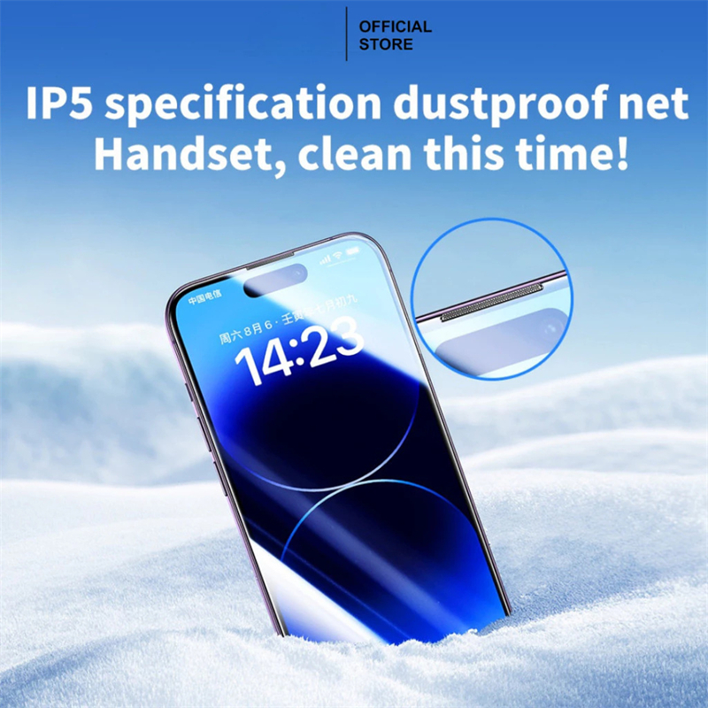 หรูหรากันฝุ่น + Anti-Spy 17 Pro Max ป้องกันหน้าจอสําหรับ iPhone 16 15 14 Pro Max 16 plus 17 Air 13 12 mini 11 Pro Max x xr xs max ระเบิด Anti-Spy Proof i โทรศัพท์กระจกนิรภัย - รูปที่ 2