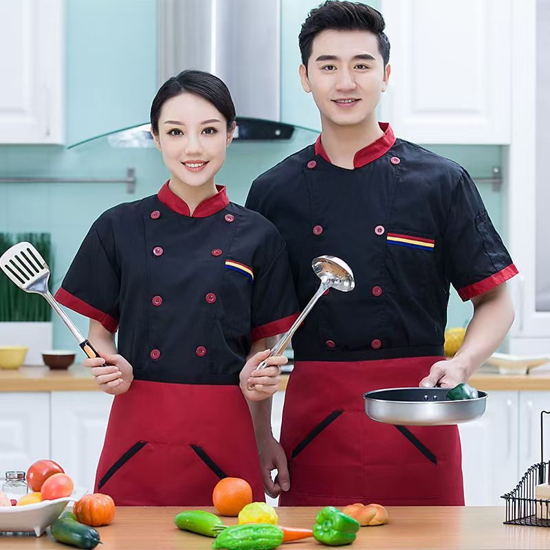 เสื้อแจ็กเก็ตเชฟแขนยาว ระบายอากาศได้ดี สําหรับเชฟกาแฟ - รูปที่ 7