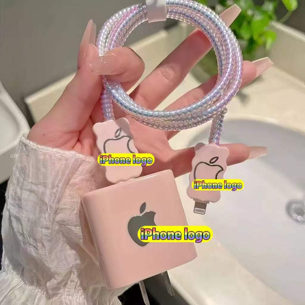 เคสป้องกันสายเคเบิลข้อมูล Apple 15/16 iPhone14 pro max เครื่องชาร์จเชือกป้องกันสายชาร์จ Anti-Break Segment 20w18w