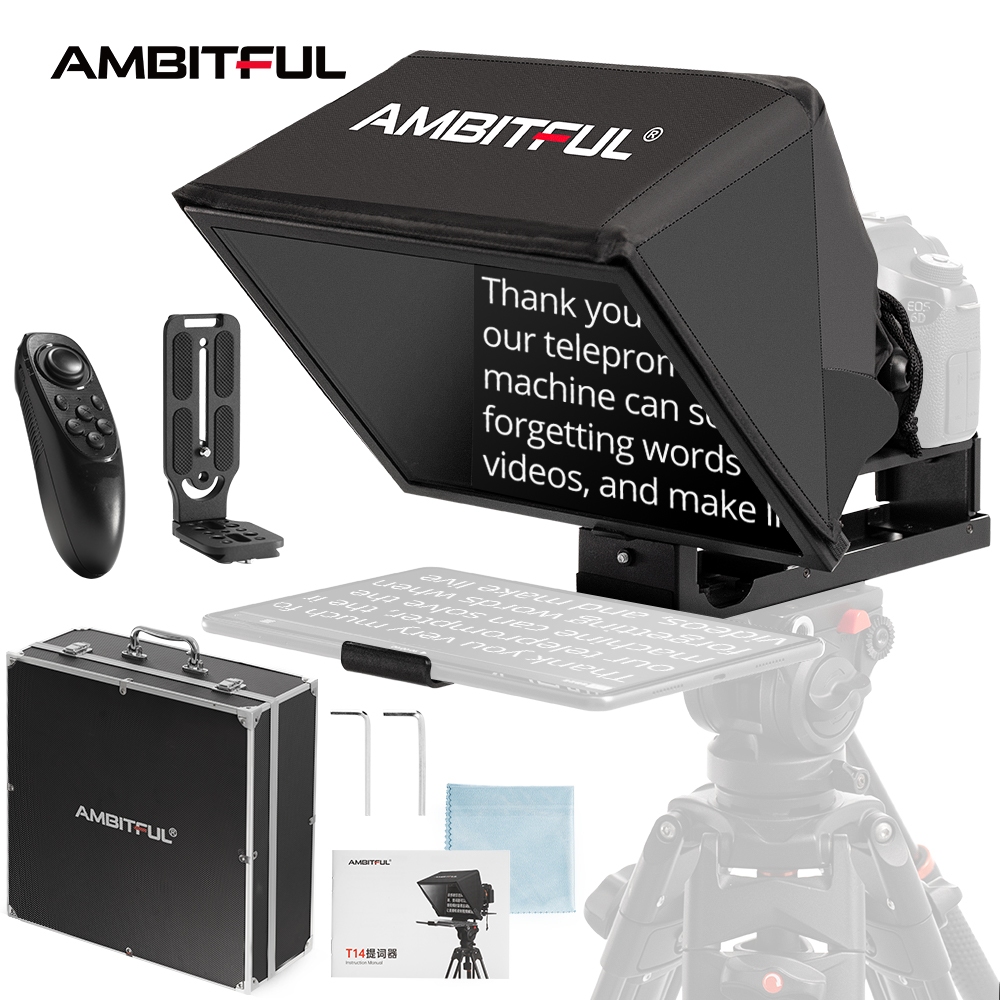 Ambitful T14Pro 14 "หน้าจอขนาดใหญ่/APP บลูทูธรีโมทคอนโทรลพร้อมสมาร์ทโฟนและแท็บเล็ต