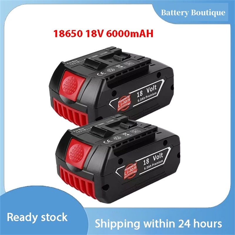 ใหม่ Bosch 6.0Ah 18V สว่านแบตเตอรี่ลิเธียม 18V 1-3 ชิ้น