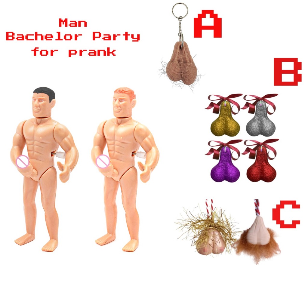 Clockwork ของเล่น Masturbating Man Bachelor Party Wind Up ของเล่นตลก Man Bachelor Party ของเล่น Party Favors ของขวัญ shotallth