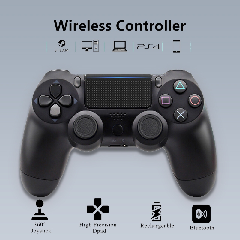 จอย คอนโทรลเลอร์ จอยสติ๊ก PC ตัวควบคุมเกม จอยสติ๊กเกม PS4 จอยเกมส์มือถือคอนโทรลเลอร์ไร้สาย จอยเกมส์ บลูทูธไร้สาย Joystick Game Wireless Controlle JOY Gamepad For PS4/PC/IOS