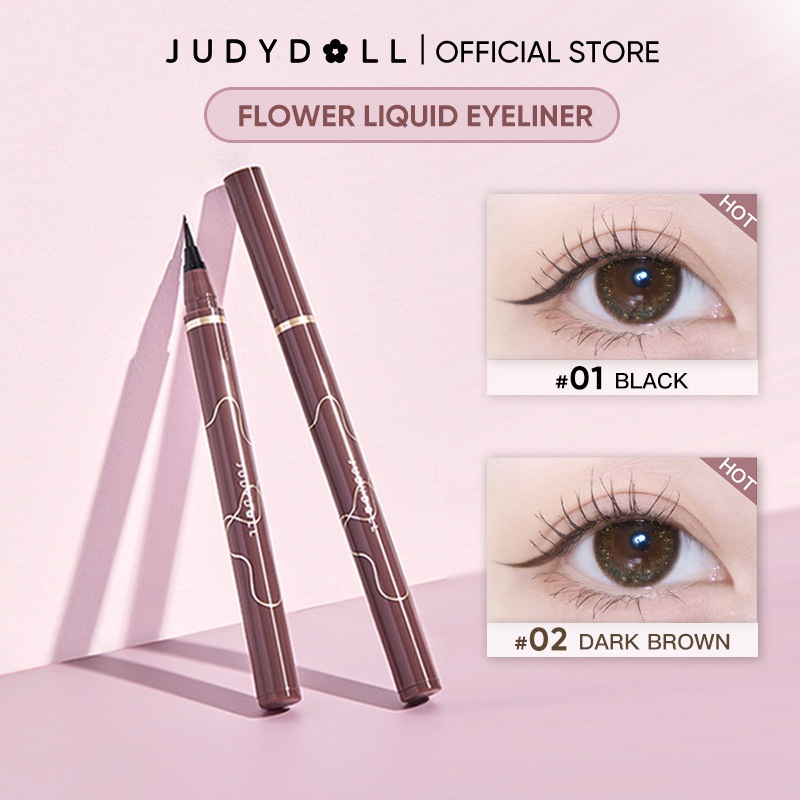 "Judydoll ขายดี เครื่องสำอางดอลลี่ อายไลเนอร์ แบบน้ำ ติดทนนาน มี 4 สี Perfect Liquid Eyeliner