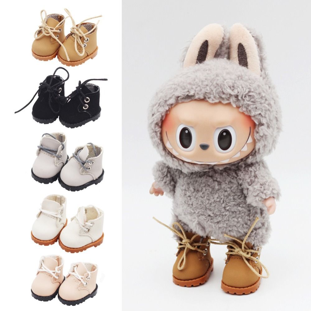 โปโลคิด ตุ๊กตานิ้วรองเท้า,3.8เซนติเมตรลูกไม้ขึ้นลาบู ตุ๊กตารองเท้า,รองเท้าผ้าใบรองเท้า น่ารัก มินิน่ารักตุ๊กตารองเท้าหนังผ้าฝ้ายตุ๊กต