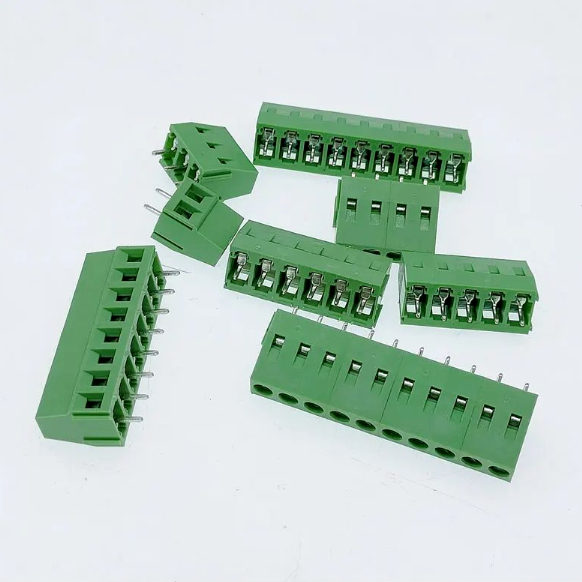 10pcs DG/KF128 5.0 มม./5.08 มม.PCB สกรู Terminal Block Connector 2P 3P 4P 5P 6P เทอร์มินัล 5.08 มม.