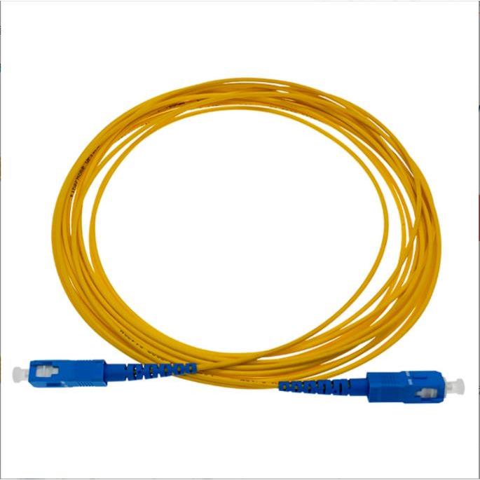 สายแพทช์ไฟเบอร์ SC UPC to SC UPC 1M 2M 3M 5M 10M ไฟเบอร์ออปติกจัมเปอร์สาย Single Mode Extension