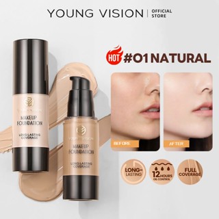 YOUNG VISION ฟาวน์เดชัน สำหรับครรลองผิวหน้าและปกปิดข้อบกพร่อ…