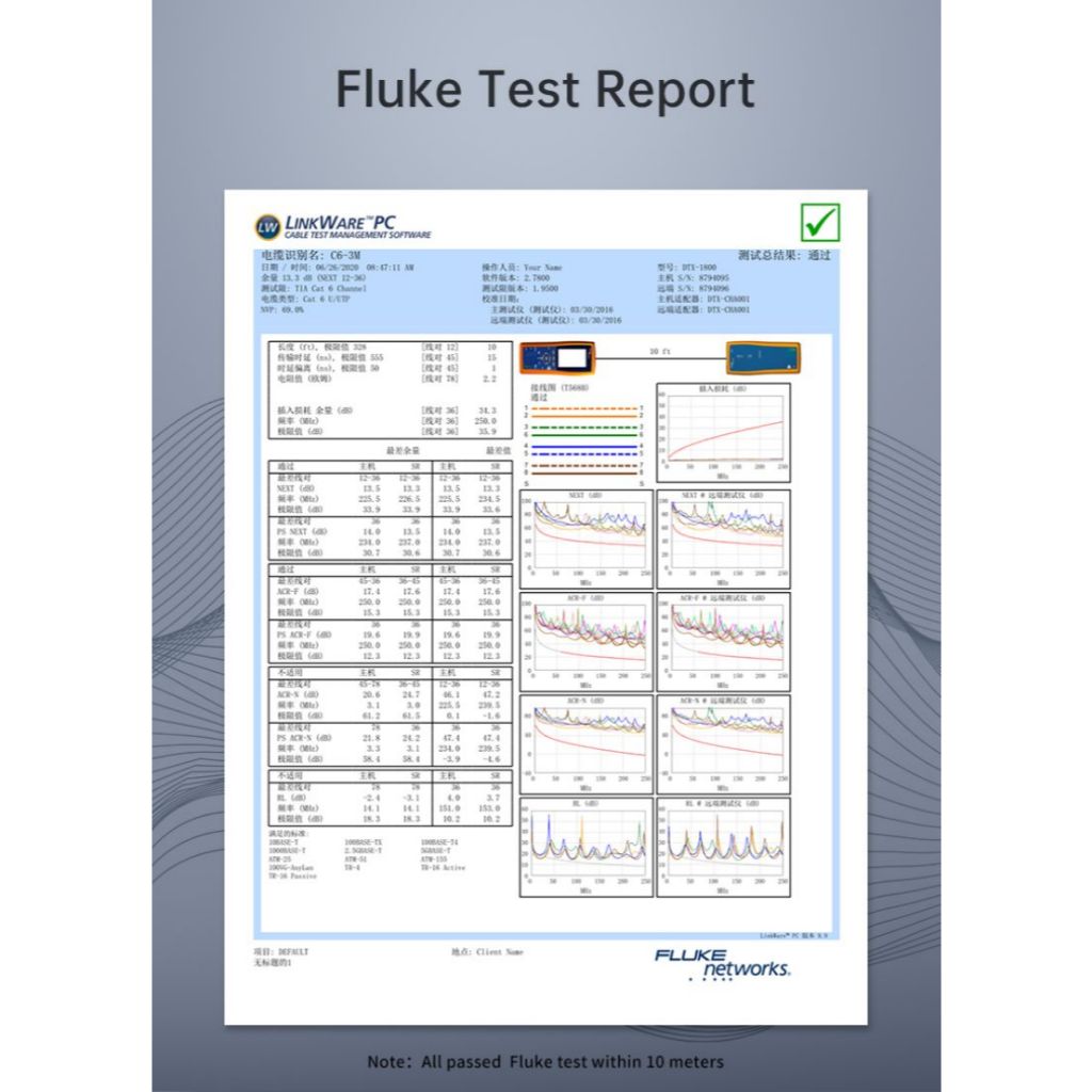 Jasoz Cat7 Rj45 Ethernet Cable 10Gbps Lan High Speed Cord Professional Gaming Lan Cable For Laptop Switch - รูปที่ 4