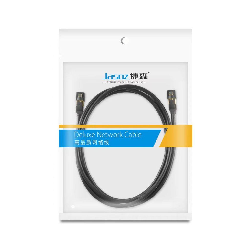 Jasoz Cat7 Rj45 Ethernet Cable 10Gbps Lan High Speed Cord Professional Gaming Lan Cable For Laptop Switch - รูปที่ 5