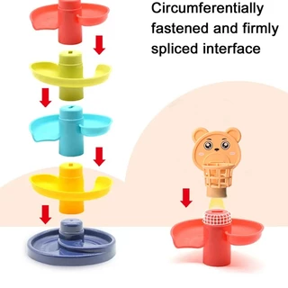 GeeToy 5/8 ชั้นติดตามสไลด์บอลทาวเวอร์ของเล่นมอนเตสซอรี่ประสาทสัมผัสของเล่นของเล่นเพื่อการศึกษา