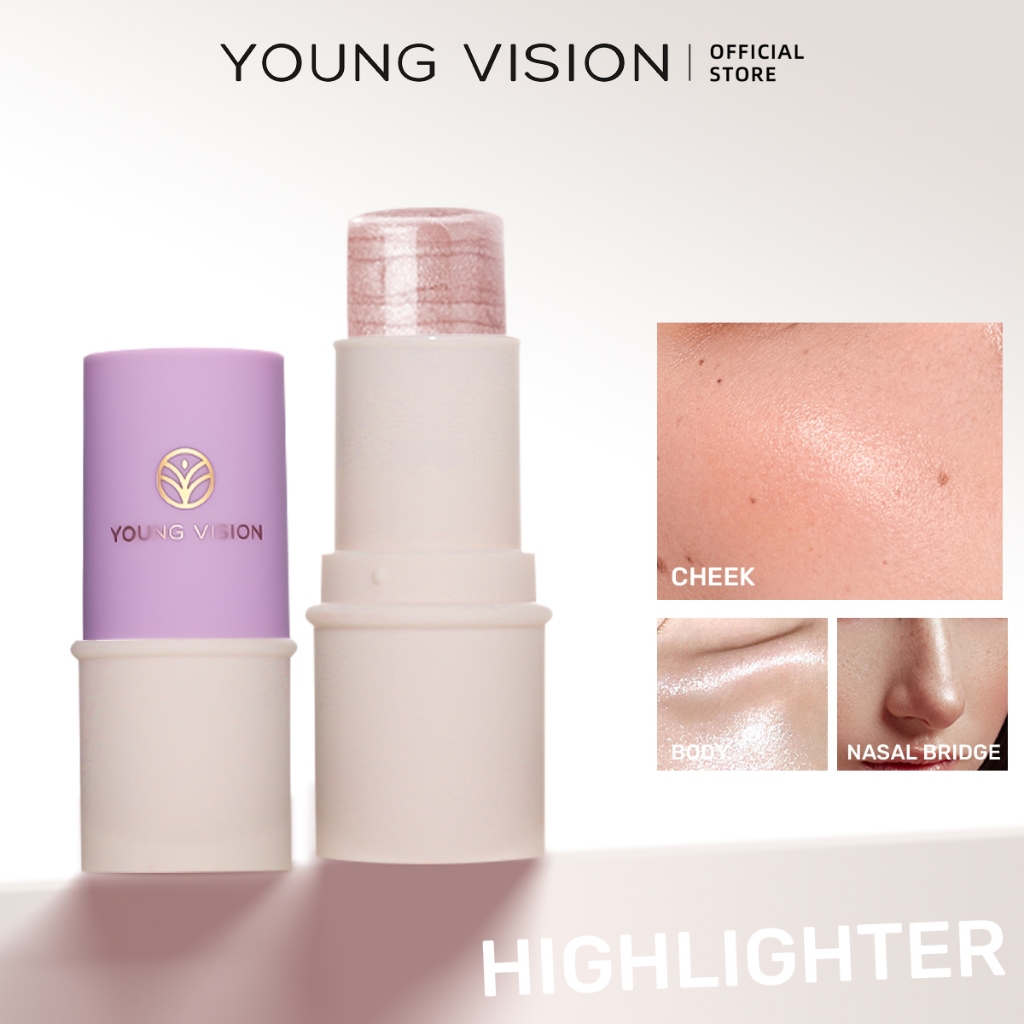 YOUNG VISION บาร์สำอางแบบครีมสำหรับHighlight - Contour สามมิติ สำหรับคนขี้เกียจ