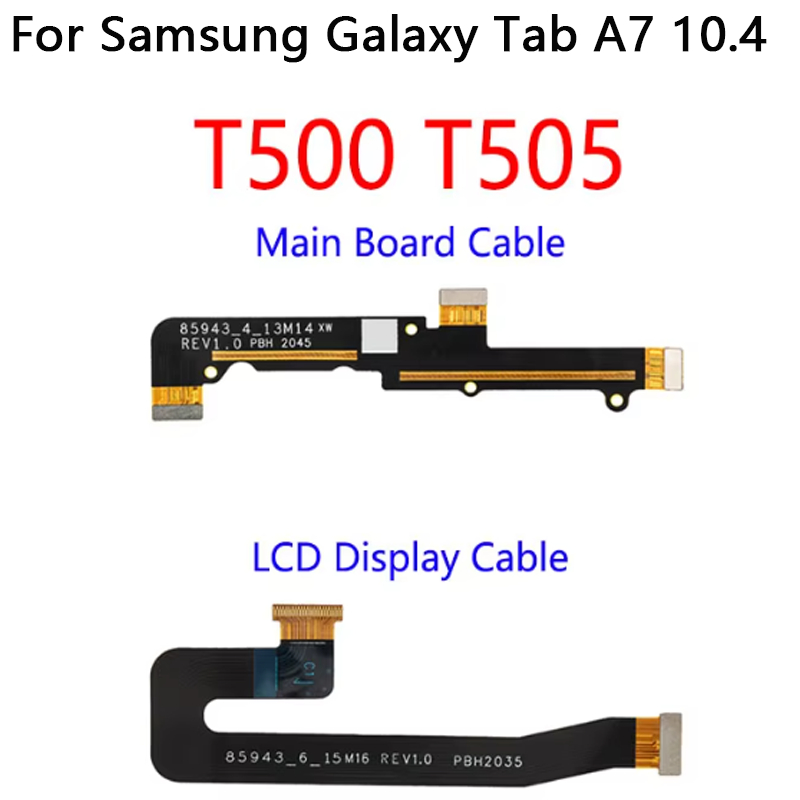 จอแสดงผล LCD เชื่อมต่อเมนบอร์ดสายหลัก Flex สําหรับ Samsung Galaxy Tab A7 10.4 นิ้ว 2020 T500 T505 SM-T500