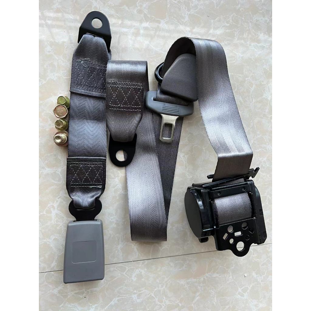 เข็มขัดนิรภัยสามจุด Automatic Retractor Car Car Car Passenger Bus Truck Driver Safe Belt Soft Buckle Grey