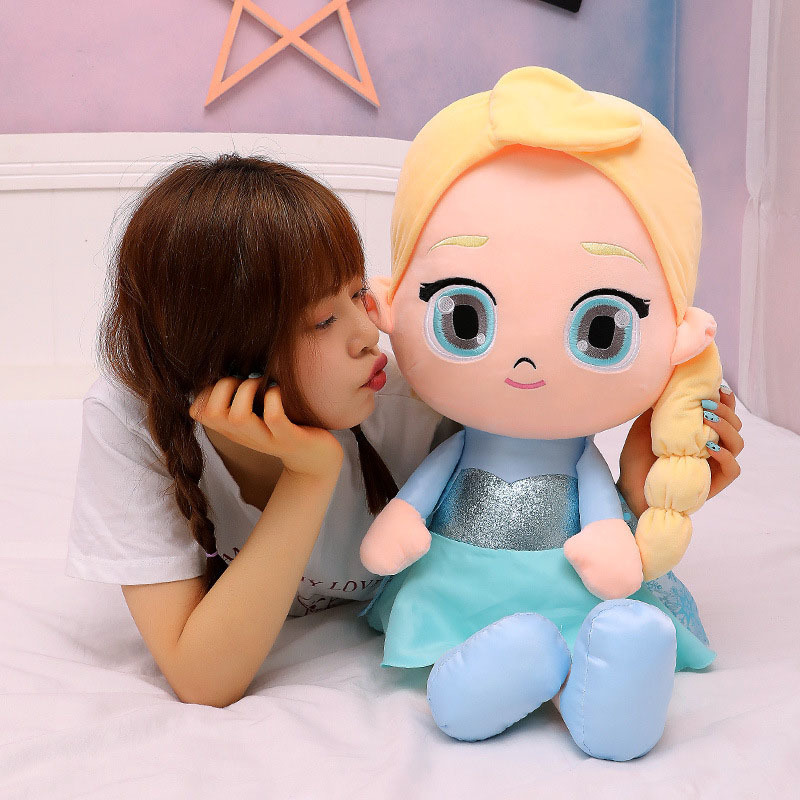 30 ซม./40 ซม./50 ซม.แช่แข็ง Anna Elsa ตุ๊กตา Snow Queen เจ้าหญิง Anna Elsa ตุ๊กตาของเล่นตุ๊กตา Frozen Plush ของเล่นเด็กวันเกิดคริสต์มาสของขวัญ - รูปที่ 3