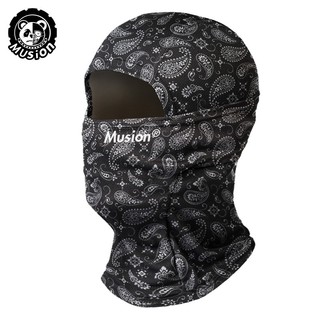 Musion Original Balaclava Motorcycle Full Face Mask Fashion Paisley Print Face Mask Bandana Headband Scarf Outdoor Sports Riding