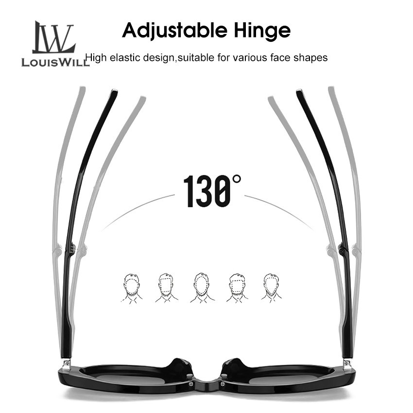 Louiswill ผู้หญิงพับแว่นตากันแดดสุภาพสตรี Retro Cat Eye แว่นตากันแดดแฟชั่นกรอบแคบแว่นตากันแดด UV400 ป้องกันแว่นตากันแดดโพลาไรซ์แว่นตา Sun แว่นตาสําหรับ W - รูปที่ 5