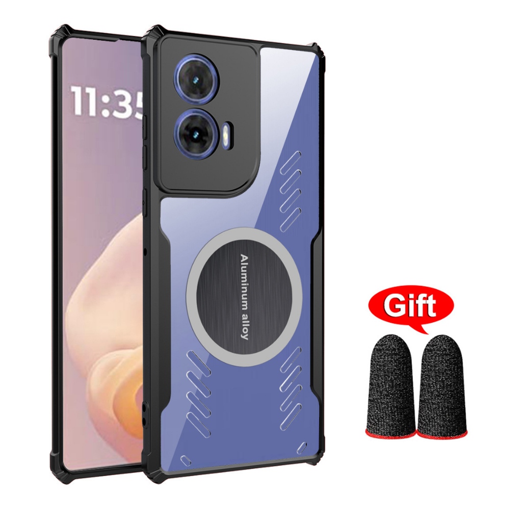 สําหรับ Moto G85 5G กรณี G 85 อลูมิเนียมกระจายความร้อนสําหรับ Motorola G85 Graphene Cooling สําหรับ 