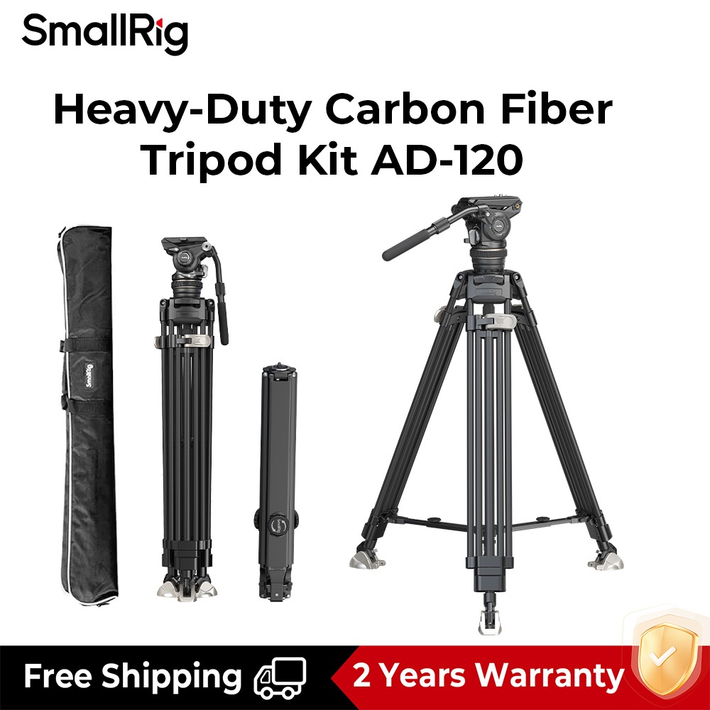 Smallrig ชุดขาตั ้ งกล ้ องคาร ์ บอนไฟเบอร ์ Heavy-Duty AD-120 4463