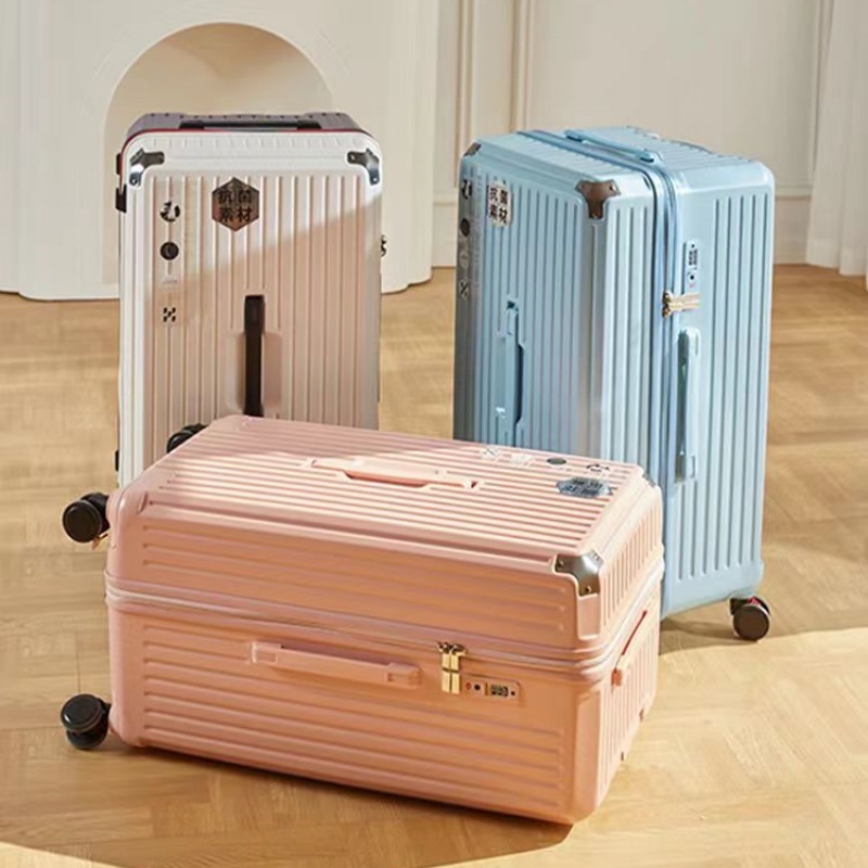 กระเป๋าเดินทาง 20/26/32นิ้ว รุ่นซิปล็อครหัสได้ ABS+PC ทนทานเป็นพิเศษ ทนทานเป็นพิ