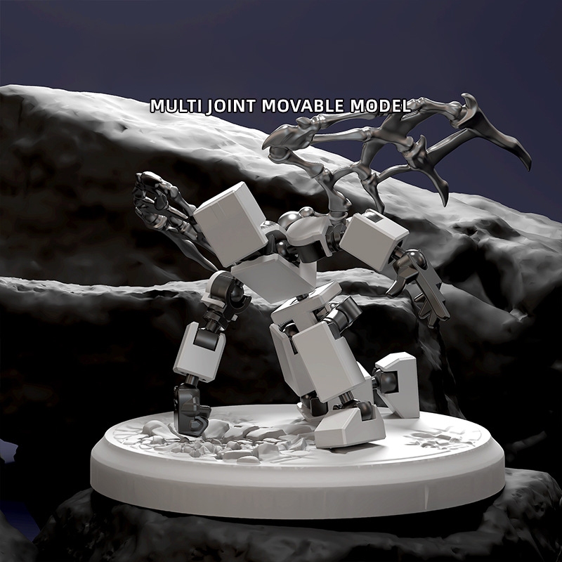 ของเล่น DIY lucky 13 action figure ABS joint movable ตุ๊กตาประกอบ joint movable หุ่นยนต์ของเล่น