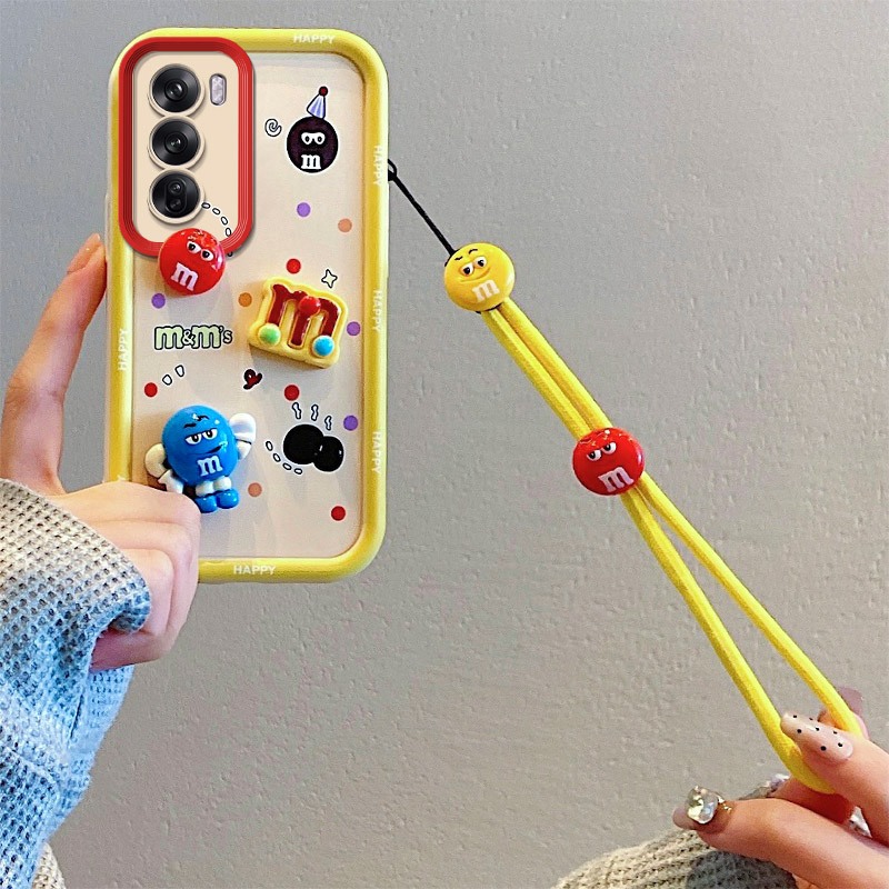 Oppo reno 9 reno 9 pro reno 9 pro+reno10 reno 10 pro reno 10 pro plus reno11 reno 11 pro reno 11f reno12 reno 12 pro reno 12f 4g 5g เคสโทรศัพท์สุภาพสตรีสไตล์กันกระแทกสามมิติ ตุ๊กตา เคสป้องกันซิลิโคนแบบรวมทุกอย่าง - รูปที่ 3