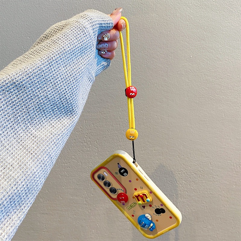 Oppo reno 9 reno 9 pro reno 9 pro+reno10 reno 10 pro reno 10 pro plus reno11 reno 11 pro reno 11f reno12 reno 12 pro reno 12f 4g 5g เคสโทรศัพท์สุภาพสตรีสไตล์กันกระแทกสามมิติ ตุ๊กตา เคสป้องกันซิลิโคนแบบรวมทุกอย่าง - รูปที่ 4